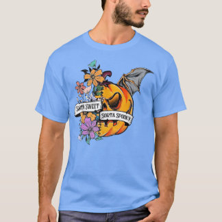 Sorta Sweet Sorta Spooky, Floral Pumpkin, Spooky S T-Shirt