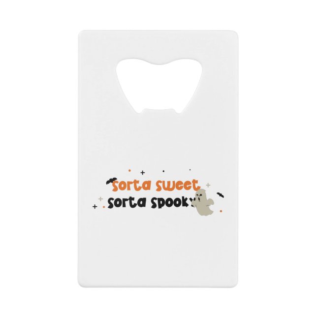 Sorta Sweet Sorta Spooky Geldbeutel Flaschenöffner (Vorderseite)