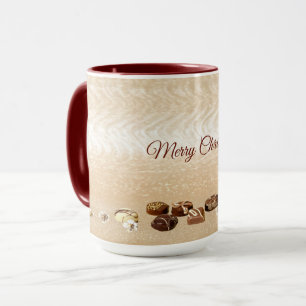 Sortierte Pralinen mit Blumen Feiertags-Tasse Tasse