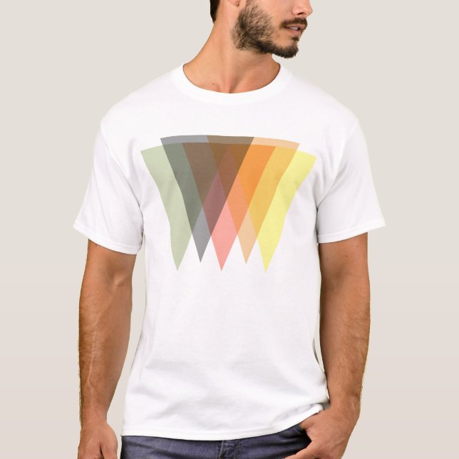 sortierte umgekehrte Dreiecke T-Shirt (Vorderseite)