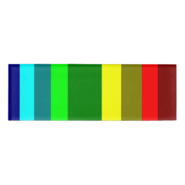 Sortierter FarbNamensschild Namenschild