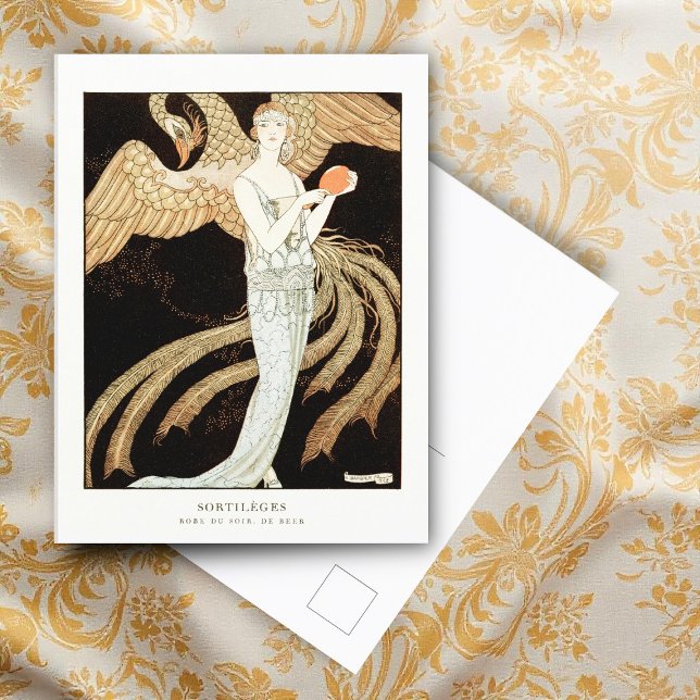 Sortilèges: Abend von George Barbier Postkarte (Von Creator hochgeladen)