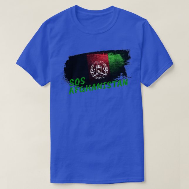 SOS afghanistan White T-Shirt (Design vorne)