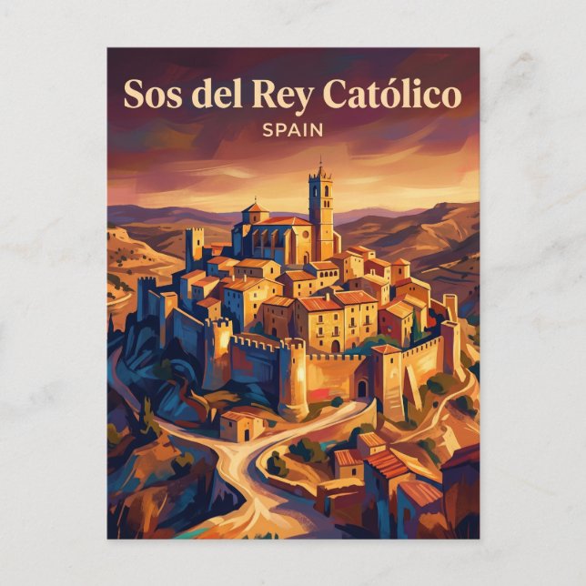 Sos del Rey Católico Spanien Postkarte (Vorderseite)