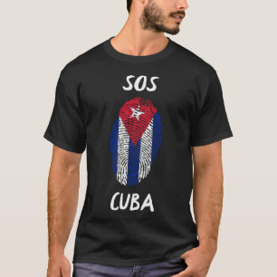 SOS Kuba DNA Kuba Libre Freedom & Libertad T-Shirt