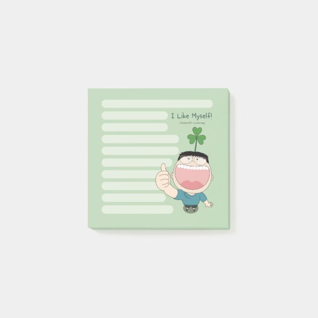 sosoHoney(44) Clover Post-it Klebezettel (Vorderseite)