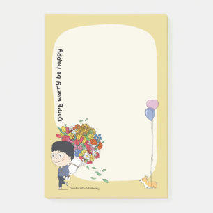 sosoHoney(68)-Blume Post-it Klebezettel