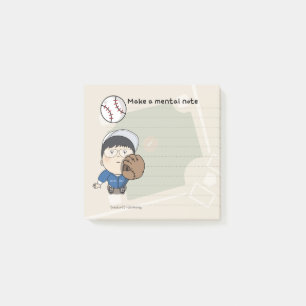 SosoHoney-Baseball Post-it Klebezettel
