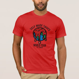 Soße-Weltausflug Est. Für immer Fußball-T-Shirt T-Shirt