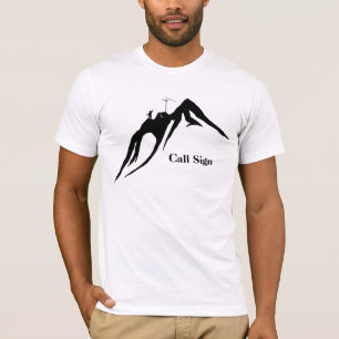 SOTA Ham Radio Silhouette T - Shirt Passen Sie es 