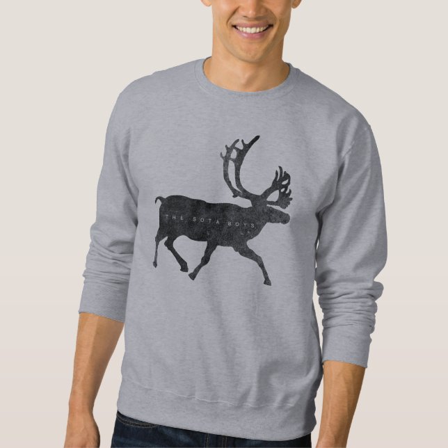 Sota Jungen-Elch-Crew-Hals-Sweatshirt Sweatshirt (Vorderseite)