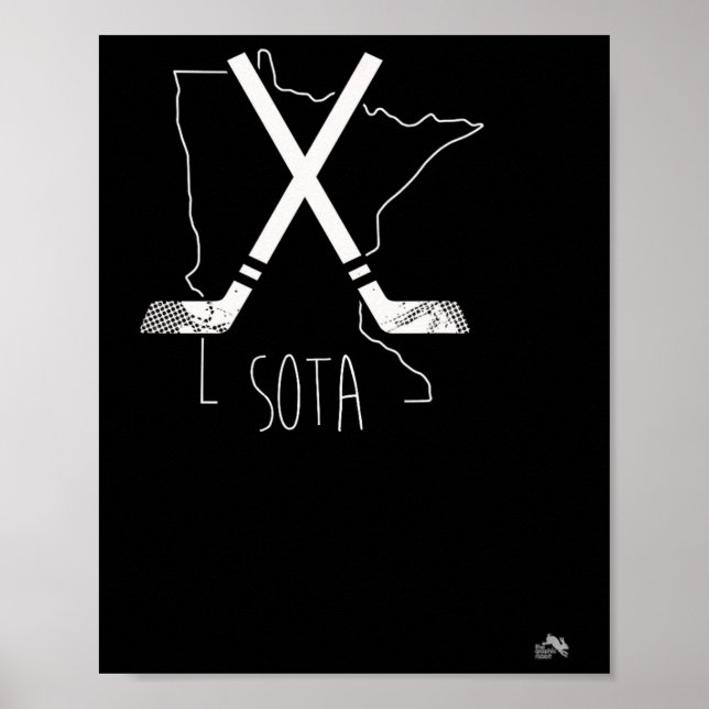 Sota Minnesota Hockey Poster (Vorne)