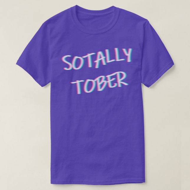 Sotally Tober Blurring Double Vision Drinks Alco T-Shirt (Design vorne)