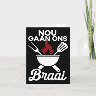 Soth African Grillen Nou Gaan Ons Braai Südafrika Karte