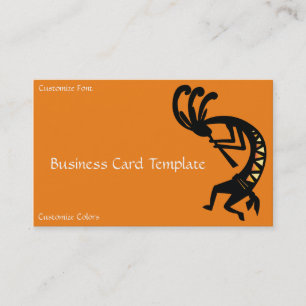 Sothwestern Logo Kokopelli Business Card Visitenkarte