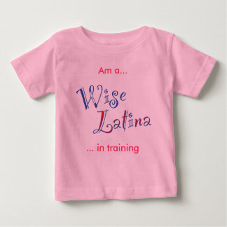 Sotomayor Babie Wise Latina im Training Baby T-shirt