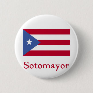 Sotomayor Flagge von Puerto Rico Button