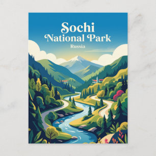 Sotschi Nationalpark Russland Postkarte