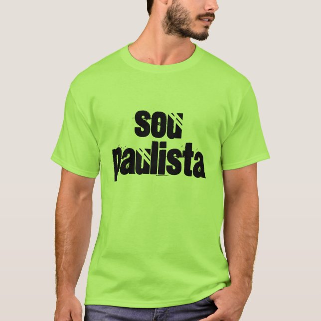 sou paulista camiseta T-Shirt (Vorderseite)