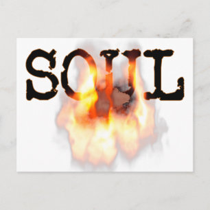SOUL am Feuer Postkarte
