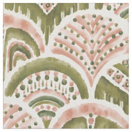 SOUL ARMOR Boho Blush Gold Meerjungfrau Scallop Stoff