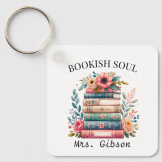 Soul buchen Lover Bookworm Editable Schlüsselanhän Schlüsselanhänger