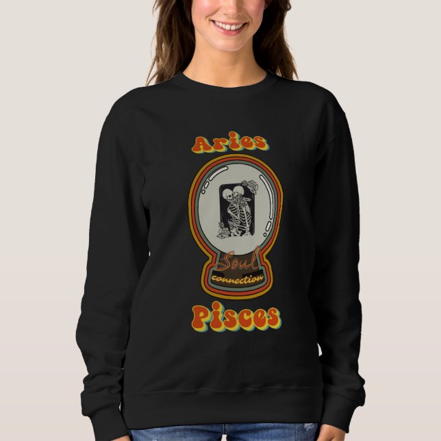 Soul Connection Aries and Pisces Zodiac Sweatshirt (Vorderseite)