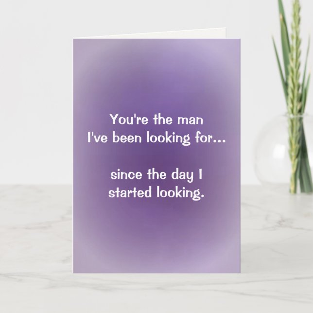 Soul Connection Gedicht für Ihm Feiertagskarte (Vorderseite)