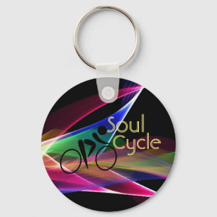 Soul Cycle Retro-Neon-Promotion Schlüsselanhänger