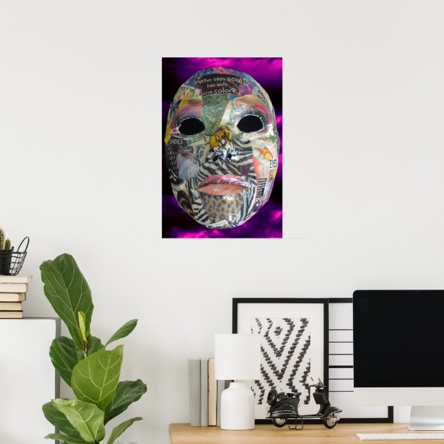 Soul der Farbmaske Poster (Heimbüro)