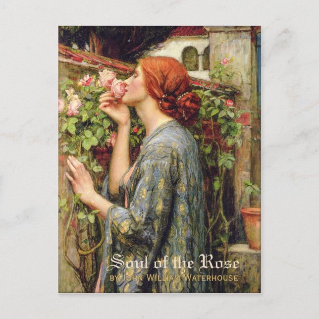 Soul der Rose CC0738 Pre-Raphaelite Postkarte (Vorderseite)