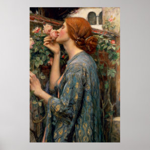 Soul der Rose, John William Waterhouse-feine Kunst Poster