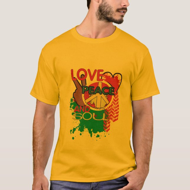 SOUL DES FRIEDENSLUV T-Shirt (Vorderseite)
