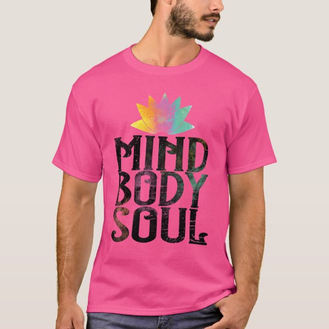 Soul des Geistes Meditat Spiritualität Entspannung T-Shirt (Vorderseite)