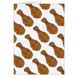 Soul Food Feinschmecker Card Frittiertes Hühnerleg