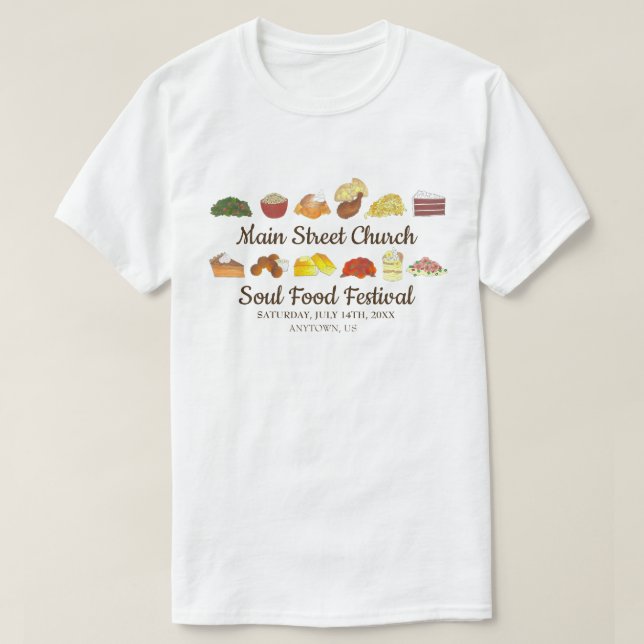 Soul Food Festival - Parco delle Cuisine T-Shirt (Design vorne)