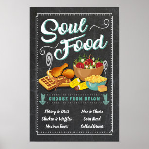 Soul Food Party Signierung Poster