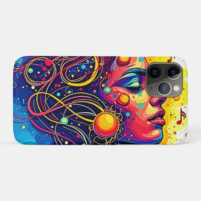 Soul für farbenfrohe Musik Case-Mate iPhone Hülle (Rückseite (Horizontal))