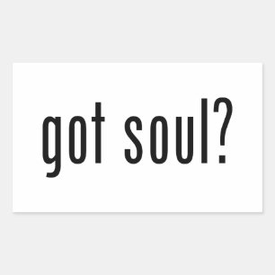 Soul got? rechteckiger aufkleber