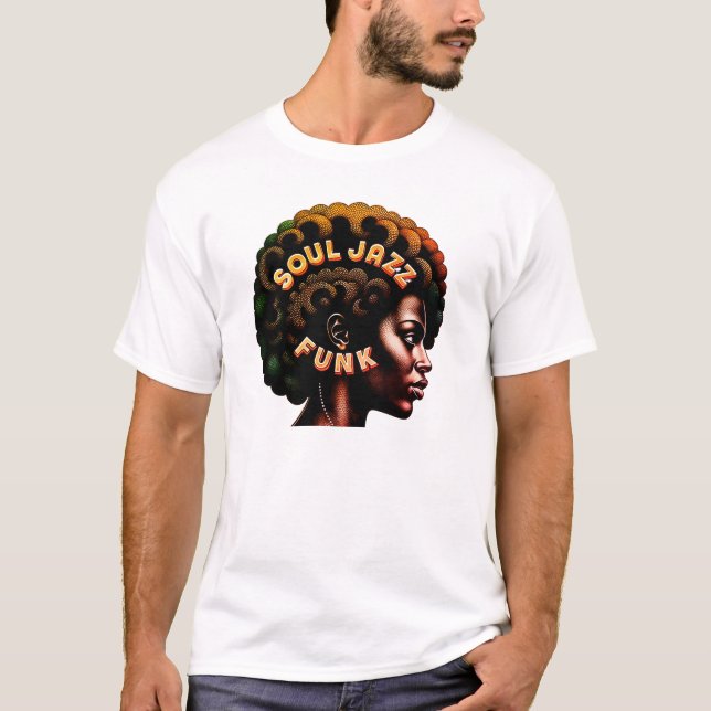 Soul Jazz Funk afro T-Shirt (Vorderseite)