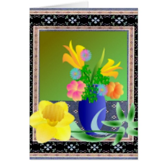 Soul-Karte Blume (Vorne)