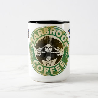 🎸Soul King Piraten-Tasse | Musikalischer Skelett Zweifarbige Tasse