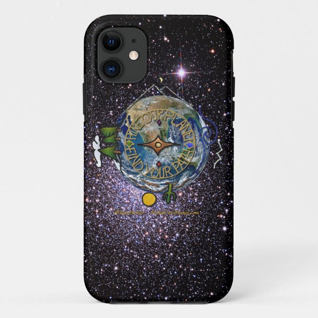 Soul-Kompass-Weltraum unseres Planeten Case-Mate iPhone Hülle (Rückseite)