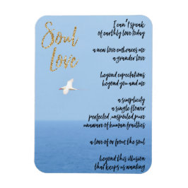 Soul Liebe Gedicht Magnet