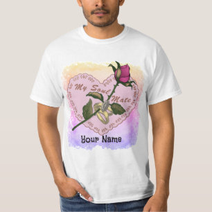 Soul Mate Rings Rose Hochzeit T - Shirt