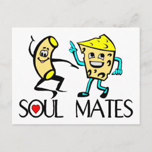 Soul Mates Best Friends Postkarte