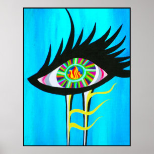 Soul mit Flamme Poster