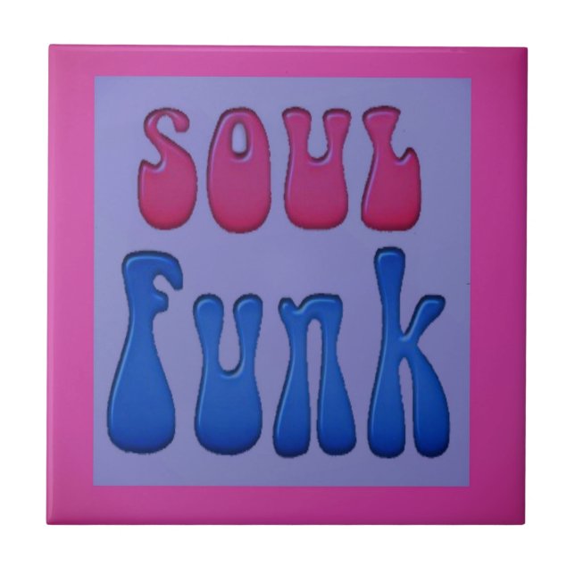 Soul Music Funky Fliese (Vorderseite)
