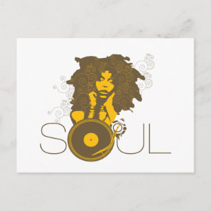 Soul Music Postcard Postkarte