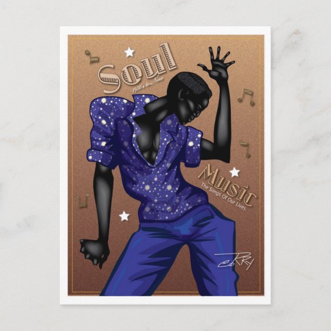 Soul Music Postkarte (Vorderseite)